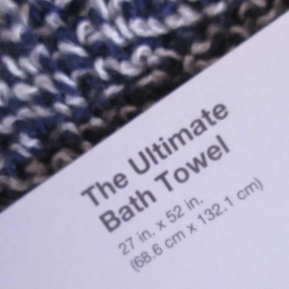 💖 SONOMA NAVY HEATHERED ULTIMATE BATH TOWELS – SET OF 6 💖 - Picture 15 of 15